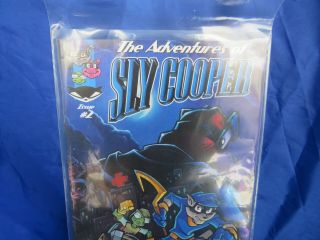 PRISTINE NEWS STAND COMIC NEVER READ MODERN AGE 2 THE ADVENTURES OF SLY COOPER 3