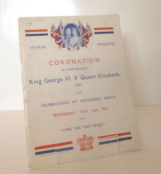 Haywards Heath Sussex George Vi & Queen Elizabeth Coronation Souvenir Programme