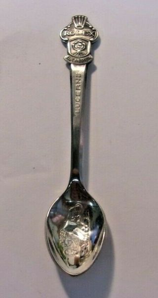 Vintage Decorative Rolex Bucherer Of Switzerland Lucerne Collector Spoon