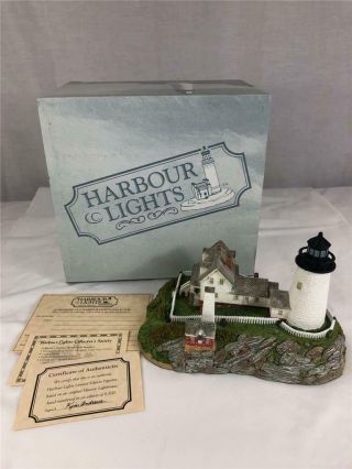 1996 Harbour Lights Permaquid Point Light Maine 164 Lighthouse 5333/9500
