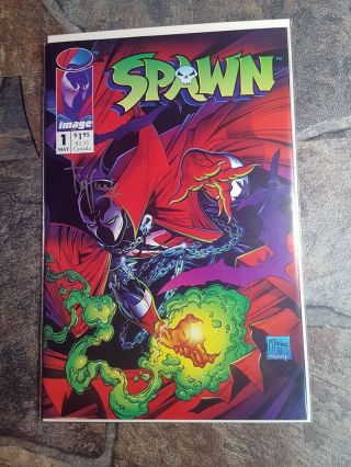 Spawn 1 Image Comics Signed By Todd Mcfarlane 1992 With