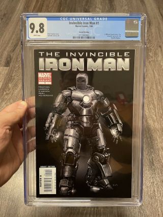 The Invincible Iron Man 1 Cgc 9.  8 2nd Printing Variant