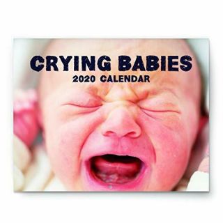 Crying Babies Calendar - 2020 Wall Calendar - Large 11 " X 17 " When Open -