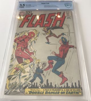 Cbcs 3.  5 Not Cgc Flash 129 D.  C.  Comics 1962 2nd Flash Crossover Rare Book