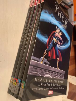 Marvel Masterworks The Mighty Thor Volume 1 2 3 4 Oop Graphic Novel Tpb Rare