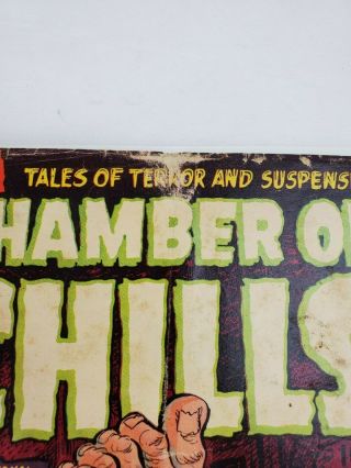 Chamber of Chills 19 Harvey Comics 1953 Golden Age Pre - Code Horror 2