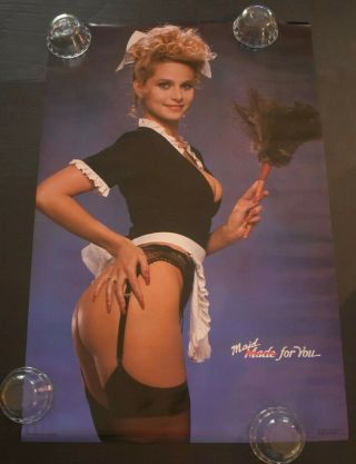 Maid For You Poster Hot Babe Workshop Man Cave Garage Sexy Girl