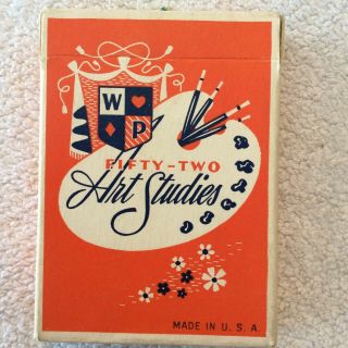 Fifty - Two Art Studies Novelty Nude Playing Cards Complete 1950s Vintage Pinups 2