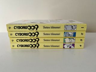 Cyborg 009 The Manga Books Set Vol 1 - 4 Tokyopop Vintage - Shotaro Ishinomori