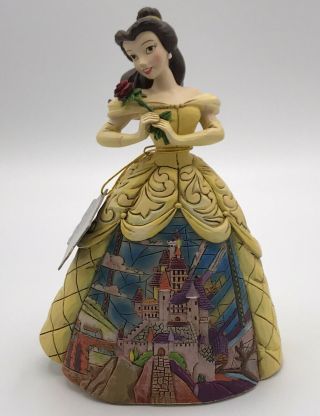 Disney Jim Shore Beauty And The Beast Belle Enchanted Figurine Collectible Guc