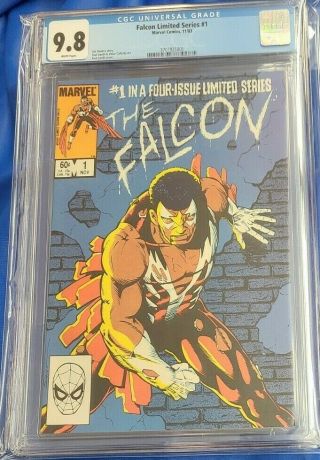 The Falcon 1 Of 4 (limited Series) Marvel Comics 1983 Cgc 9.  8