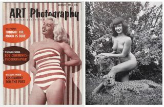Art Photography - Aug,  1955 - Many Great Interior Pics - Betty Page -