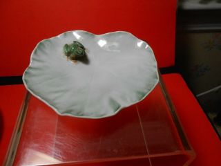 Royal Copenhagen Vintage Frog On Lily Pad 2477 1st Quality Look Wow