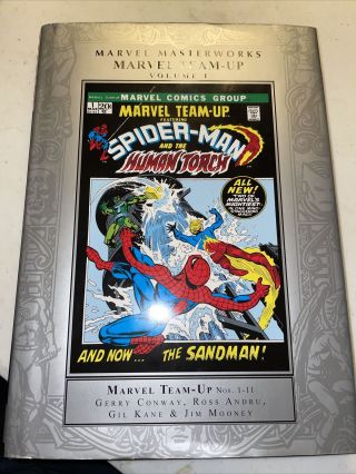 Marvel Masterworks Marvel Team - Up Vol.  1 Hardcover Rare Oop Spider - Man