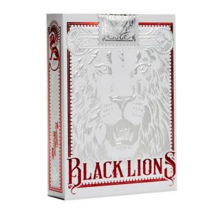 David Blaine Black Lions Red Edition Playing Cards