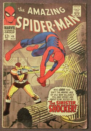 Spider - Man 46; First Shocker ; Marvel Silver Age