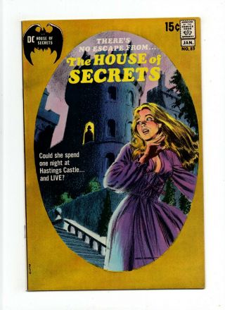 House Of Secrets 89 Nm,  9.  6 Dc Comic Horror Silver Age 15c