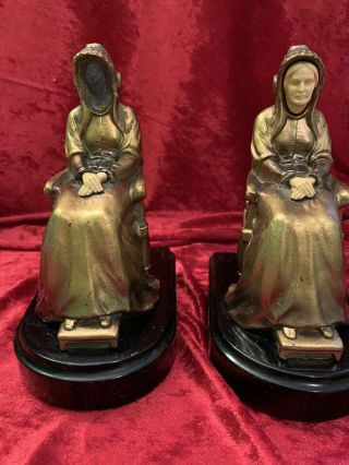 1930’s Whistler’s Mother Bookends Jb Hirsch