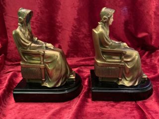 1930’s Whistler’s Mother Bookends JB Hirsch 2