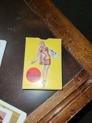Fortune Brand Playing Cards 1950s Models Of All Nations Girlie Pin Up Nudes