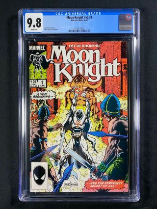 Moon Knight V2 1 Cgc 9.  8 (1985) - Fist Of Khonshu