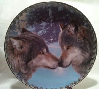 " Quality Time " The Bradford Exchange Collectors Limit Plate Ways Of The Wolf