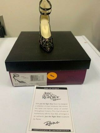Just The Right Shoe,  Web Of Intrigue 25483 W/box