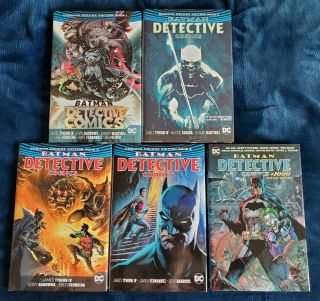 Batman Detective Comics Rebirth 1 2 3 4 & 1000 Deluxe Edition Hardcover (dc Ohc)