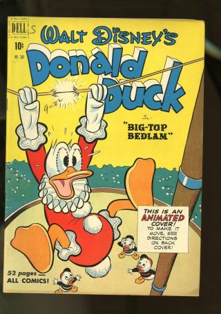 Four Color 300 Fine - 5.  5 Donald Duck / Carl Barks Art 1950 Dell Comics