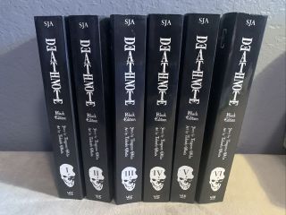 Death Note Black Edition Vol.  1 - 6 Manga In English Full Series Complete All 1 - 12
