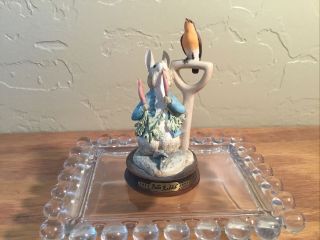 Beatrix Potter Border Fine Arts Peter Rabbit With Radishes 3 1/4
