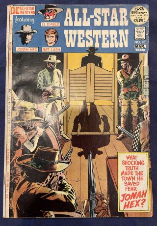 All - Star Western 10.  First Appearance Of Jonah Hex