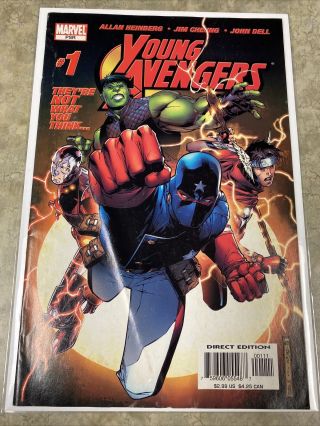 Young Avengers 1 (2005) Marvel Comics 1st Kate Bishop,  Hulkling,  Iron Lad