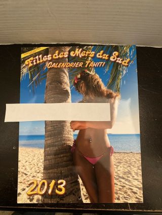 2013 Exotic Island Girls Calendar Sexy Ladies Tahiti Filles Des Mers Du Sud