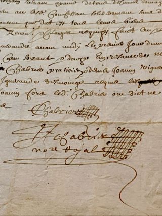 Antique Manuscript 1662