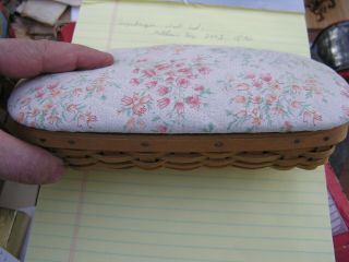Longaberger 2003 Mothers Day Basket Set With Quilted Lid & Pin
