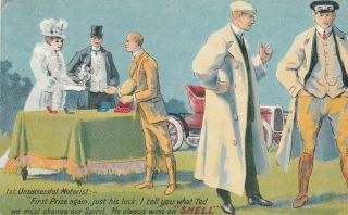 Vintage Postcards Advertising Card For Shell