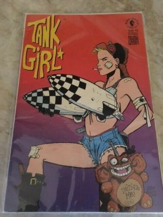 Tank Girl 1 And 2 1991 Dark Horse Comic Books.  Bagged And Boarded,  In Vf (8.  0)