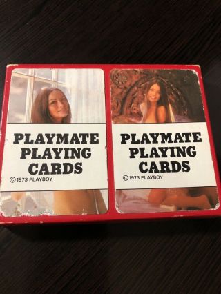 Vintage Playboy Playmate Playing Cards 1973 1 Deck Bonnie Large,  Christy Maddox