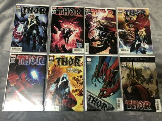 Thor 1,  2,  3,  4,  5,  6,  7,  8 (2020) Marvel Donny Cates 1st Black Winter All 1st Prints
