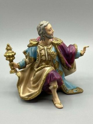 The Vatican Nativity Fine Porcelain Gaspar Figurine Lmtd.  Ed.  Franklin