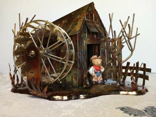 Berkeley Designs Copper Tin Music Boxes.  Water Wheel & Ferris Wheel / Carousel
