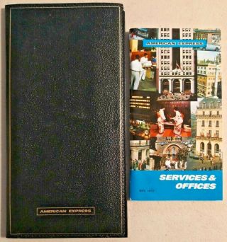 Vintage 1970s American Express Traveler Check Wallet - - 2605