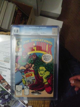The Sensational She - Hulk Comic Cgc 9.  8 2 Copper Age First Print 1989 John Byrne