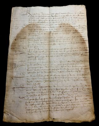 Antique Manuscript 1609
