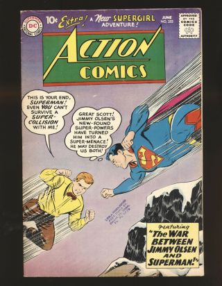 Action Comics 253 - 2nd Supergirl Vg/fine Cond.