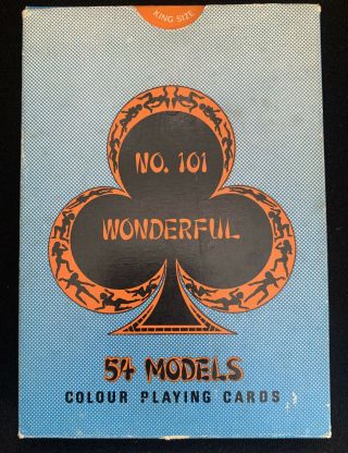 No.  101 Wonderful Nude Models Girls Large Colour Playing Cards Full Deck (54) 7”