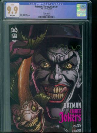 Batman: Three Jokers 1 Variant Cover E With Trading Card Cgc 9.  9 Just Got In