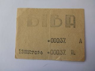 Biba Shop Store Receipt Rare 1975