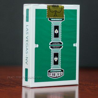 Gemini Casino Green Playing Cards • Limited 1,  100 • • Deck 2